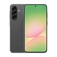 Samsung Galaxy A56 5G color Black visto de frente con pantalla completa.